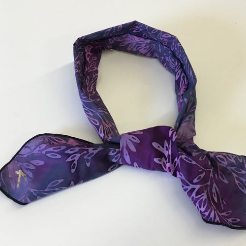 BATIK - PURPLE LEAF